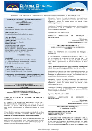 Assinatura Digital da última edição