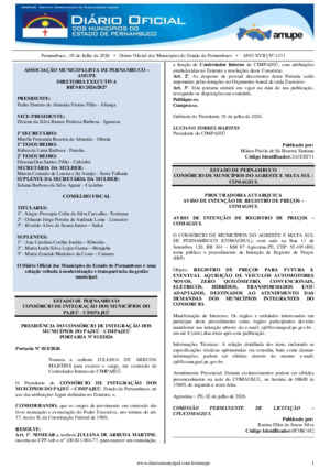 Assinatura Digital da última edição
