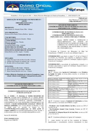 Assinatura Digital da última edição