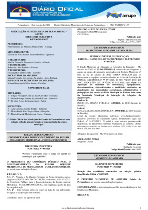 Assinatura Digital da última edição