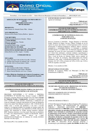 Assinatura Digital da última edição