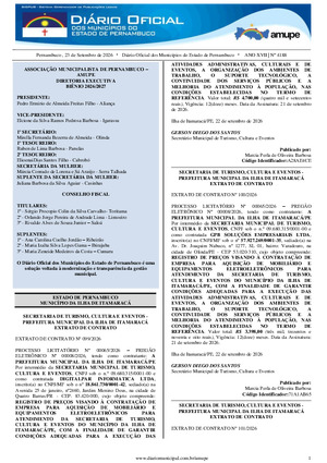 Assinatura Digital da última edição
