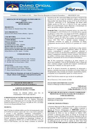 Assinatura Digital da última edição