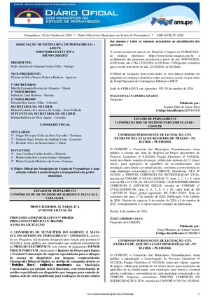 Assinatura Digital da última edição
