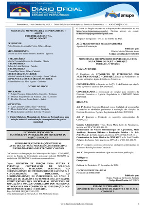 Assinatura Digital da última edição