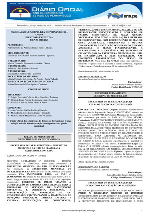 Assinatura Digital da última edição