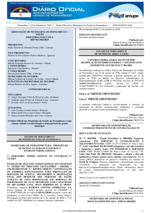Assinatura Digital da última edição