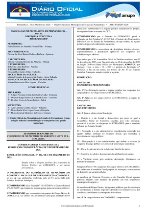 Assinatura Digital da última edição