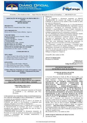 Assinatura Digital da última edição