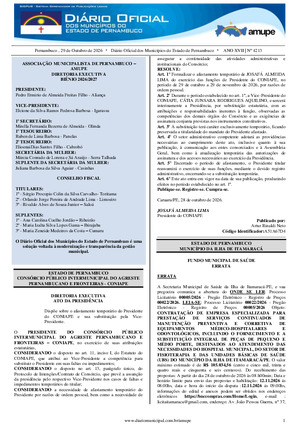 Assinatura Digital da última edição