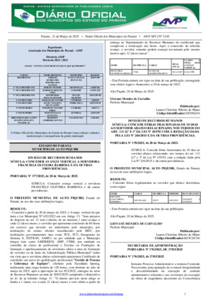 Assinatura Digital da última edição