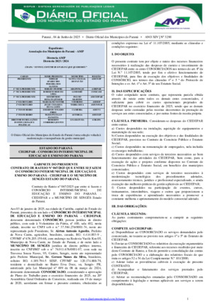 Assinatura Digital da última edição