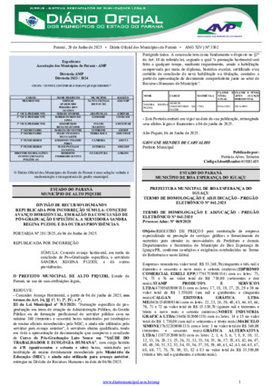 Assinatura Digital da última edição