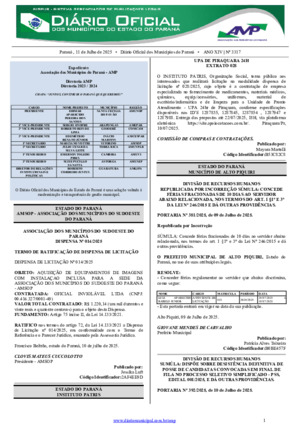 Assinatura Digital da última edição