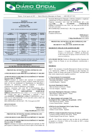 Assinatura Digital da última edição