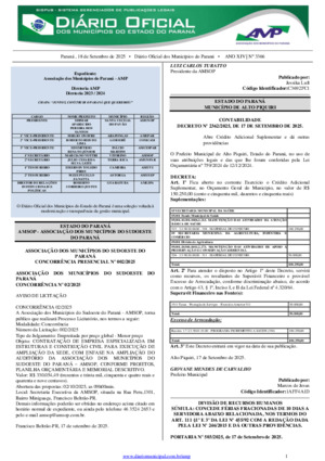 Assinatura Digital da última edição