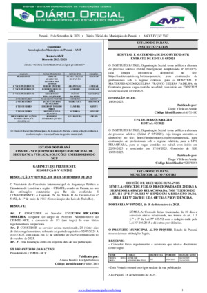 Assinatura Digital da última edição