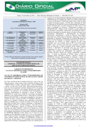 Assinatura Digital da última edição