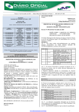 Assinatura Digital da última edição