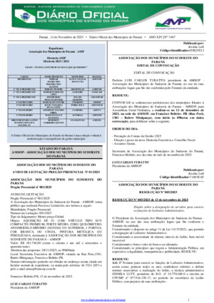 Assinatura Digital da última edição