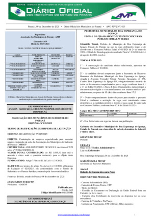 Assinatura Digital da última edição