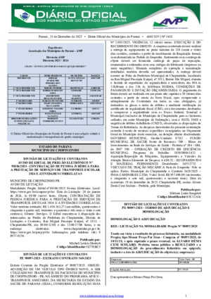 Assinatura Digital da última edição