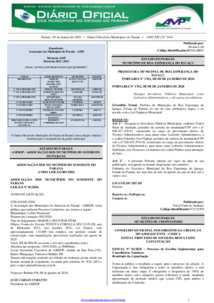 Assinatura Digital da última edição