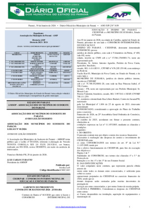Assinatura Digital da última edição