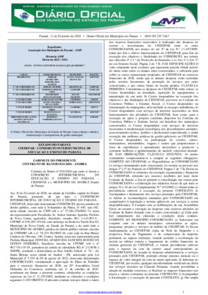 Assinatura Digital da última edição