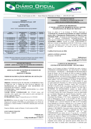 Assinatura Digital da última edição