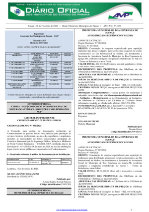 Assinatura Digital da última edição