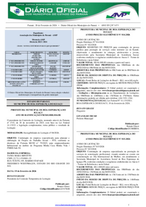 Assinatura Digital da última edição