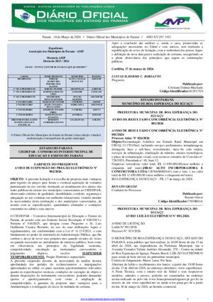 Assinatura Digital da última edição