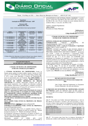 Assinatura Digital da última edição