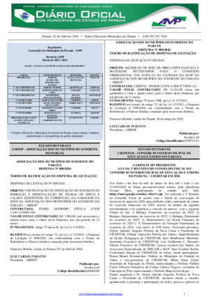 Assinatura Digital da última edição