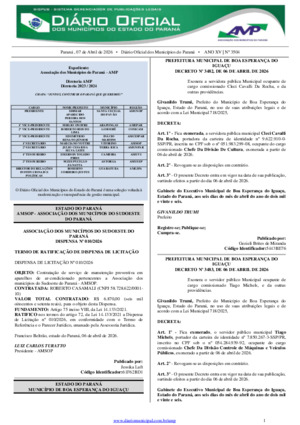 Assinatura Digital da última edição
