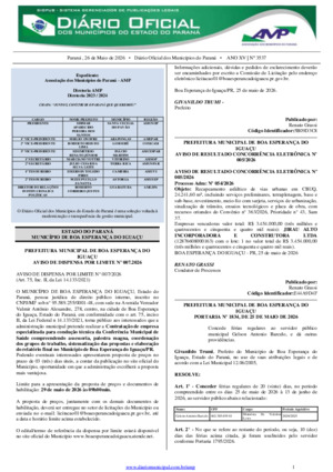 Assinatura Digital da última edição