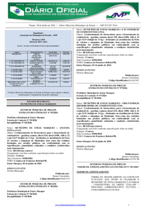 Assinatura Digital da última edição