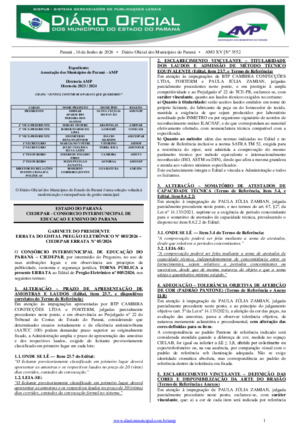 Assinatura Digital da última edição