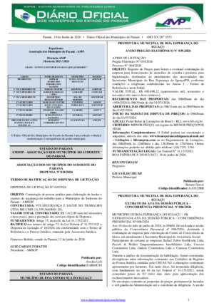 Assinatura Digital da última edição