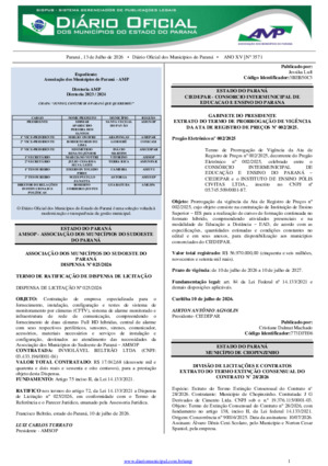 Assinatura Digital da última edição
