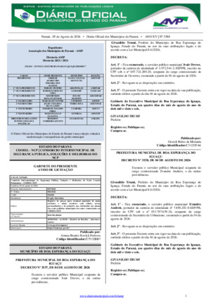 Assinatura Digital da última edição