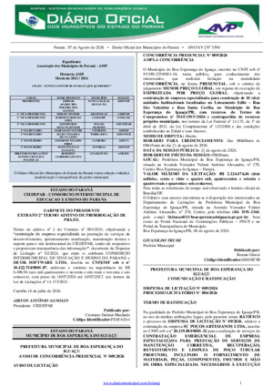 Assinatura Digital da última edição