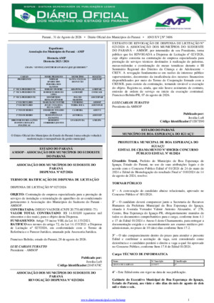 Assinatura Digital da última edição