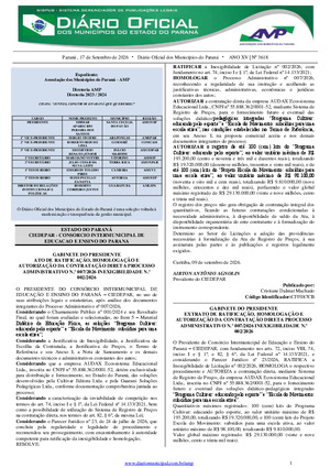 Assinatura Digital da última edição