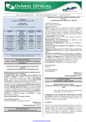 Assinatura Digital da última edição