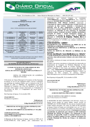 Assinatura Digital da última edição