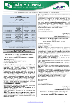Assinatura Digital da última edição