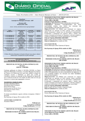 Assinatura Digital da última edição