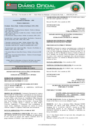 Assinatura Digital da última edição